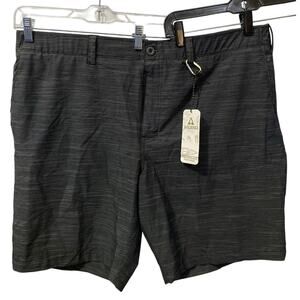 NWT Ascend Adventure Shorts Mens 44 Black Hiking Outdoors NEW!